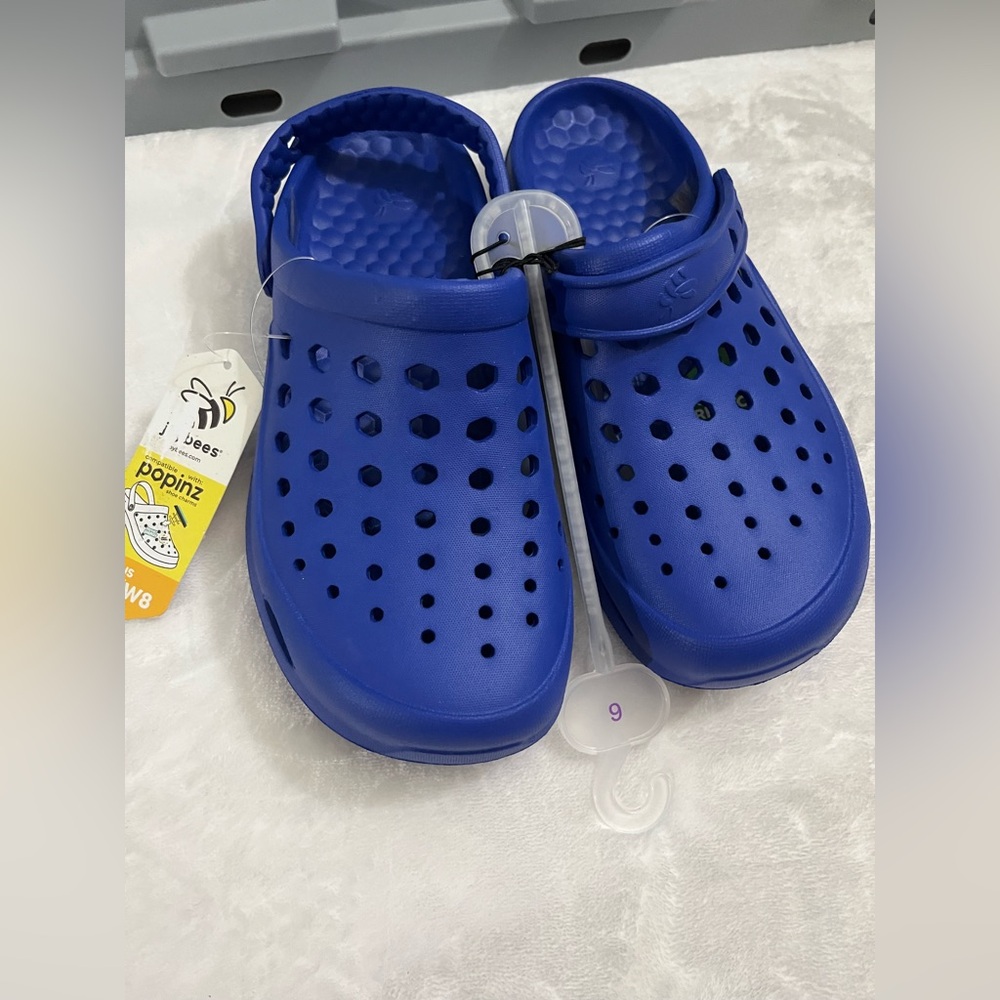 Joybees Harper Blue Toddler Clog Sandal Water Shoe Size W8 M6